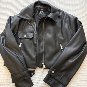 Forever 21 Black Leather Jacket